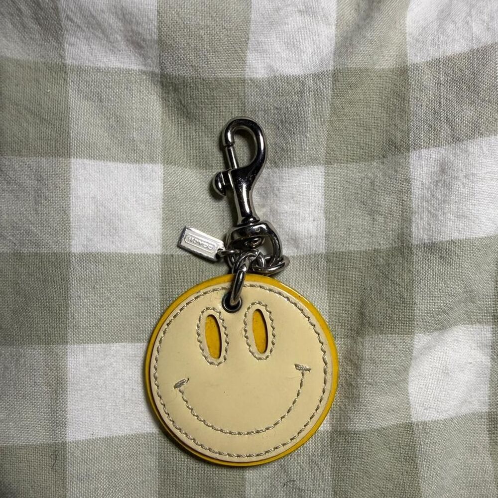 Coach Smiley Face Bag Charm
